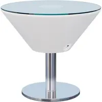 GGM Möbel LED Club Tisch | Ø:H 60 x 80 cm | RGB | Akku | Beleuchteter Club Tisch