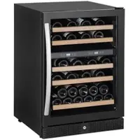 CombiSteel Professioneller Weinkeller 51 bis 52 Flaschen R600a Gepoedercoat staal1165Glas/Klappbar 595x655x860mm