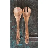 Grün & Form Olivenholz Salatbesteck "Provence" 30 cm