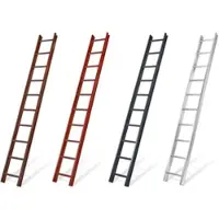 Mauderer Alutechnik Mauderer Bavaria Aluminium Dachauflegeleiter 995 mit spezieller Dreikantsprossenkontur Natur 10 Sprossen 2,80m Lang