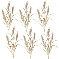 Creativ Green künstliche Pflanze Roggen, 79cm, braun, 6er Set
