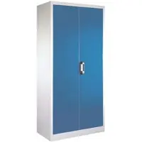 OTTO Office Stahlschrank mit Flügeltüren 93 x 195 cm blau, 93x195x40 cm