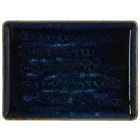 WAS Germany - Teller, flach, 27 x 20 cm, Set á 6 Stück, dark ocean, Porzellan