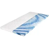 Sconto Gelschaum Topper G100 ¦ weiß ¦ Maße (cm): B: 180 H: 7