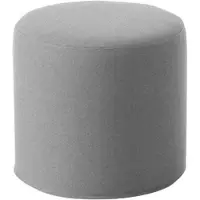 Softline - Drum Hocker / Beistelltisch hoch, Ø 45 x H 40 cm, Vision hellgrau (445)