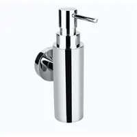 BRILLANTBAD BOMEGA Seifenspender Messing Chrom poliert 55xx175x85 mm, 150 ml für Bad & Küche >> zum Bohren oder Kleben*