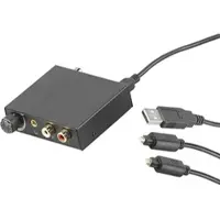 Auvisio Audio-Konverter digital (TOSLINK/Koaxial) zu analog, Lautstärkeregler
