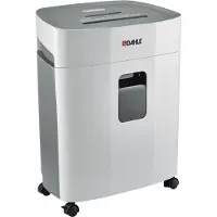 Dahle Aktenvernichter PaperSAFE 260, Partikelschnitt 4 x 12 mm, P-4, 25 l, 1-12 Blatt Schnittleistung, mit Rollen, grau