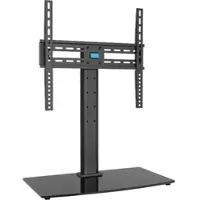 ISY ITV-600 TV Tischstandfuß, max. 65 Zoll, Schwenkbar, Schwarz