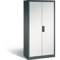 C+P Akten-/Garderobenschrank Acurado, H1950xB930xT500mm, Front Lichtgrau, Korpus Anthrazitgrau (8921-312)