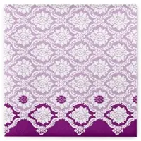 Sovie HORECA Serviette Mandy in aubergine aus Linclass Airlaid, 40 x 40 cm, 50 Stück - Ornamente