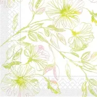 Mank Tissue Serviette Kelani, 40 x 40 cm, 3-lagig, 100 Stück -