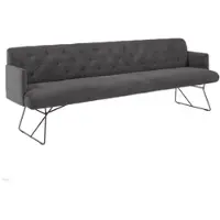 KAWOLA ESSZIMMERBANK CHARME Grau Cord