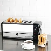 Rowlett Esprit Toaster 6 Schlitze Schwarz