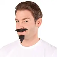 Buttinette Bart "Musketier", schwarz