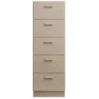 String - Relief Kommode mit Sockel, hoch, 41 x 41 x 115 cm, beige