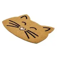 Astra Coco Design Türmatte, ca. 40 × 60 cm D.120 C.000 , Motiv/Form: Katze