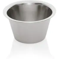 WAS Germany - Dariolform Set, 0,1 ltr., Ø 6,5 cm, Set á 12 Stück, Chromnickelstahl