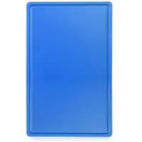 Hendi 2x Schneidbretter HACCP Gastronorm 1/1 - für Fisch - Farbe: blau 530x325x(H)15 mm