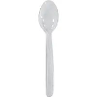 VEPATIM 500x Eislöffel Kaffeelöffel Mehrweg spülmaschinengeeignet 13cm transparent