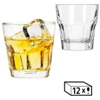 Assheuer & Pott LIBBEY Whiskyglas GIBRALTAR 70673 , 355 ml, Maße (Ø x H): 8,5 x 8,5 cm, 1 Karton = 12 Stück