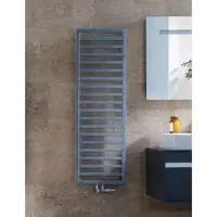 Zehnder Design-Heizkörper Quaro Mixbetrieb, RAL 9010, 1865x30x450 mm, spritzwassergeschützt, mit Funksteuerung