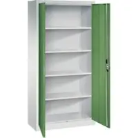 C+P Büroschrank Acurado, 1950x930x400mm, 7035/6011