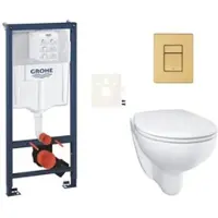 GROHE Bau Ceramic Wand-WC Set für Vorwandmontage SIKOGRSBAUSCGN0