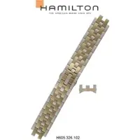 Hamilton - Jazzmaster Band-set Edelstahl H695.326.102 - Zweifarbig