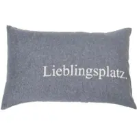 David Fussenegger Kissenhülle Silvretta 'Lieblingsplatz' 40 x 60 cm (Farbe: Gelb)
