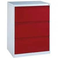 Californian Products CP Hängeregistraturschrank A4 rot, 78.7x104.5 cm