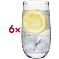 Rona Longdrinkglas Highball 12 Lunar 490 ml ungeeicht 6 Stück transparent, 14.4 cm