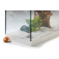 LEDaquaristik GmbH Aquarium Kiesblende Vario auf Wunschmaß in Weiß 5cm 35cm 50cm