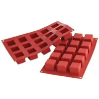 Schneider Silikon-Backform, Kubus, rot 115099 , Maße: 35 x 35 x 35 mm