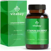 Vitabay CV Vitamin D3 Depot 20000 I.E Cholecalciferol, 120 St TAB