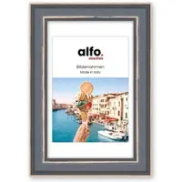 Alfo. Florenz 13x18 cm anthrazit, Holzrahmen