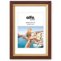 Alfo. Messina A4 braun-gold Holzrahmen