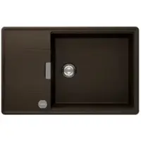 Schock Unterbauspüle Cristadur Tia D-100LS U Bronze BRO Exzenterbedienung