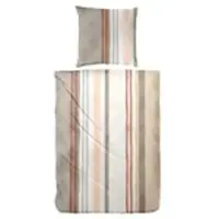 Möbel Kraft Bettwäsche-Set , braun , Maße (cm): B: 135 H: 1
