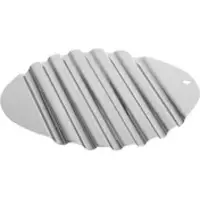 CHG Topfuntersetzter, mit Aufhängeloch, aus rostfreiem Edelstahl 3140-01 , 1 Stück, Maße (L x B x H): 25 x 23 cm
