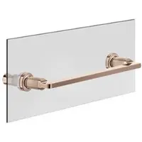 Gessi Inciso Handtuchhalter 300 mm, Montage an Glaswand, 58613
