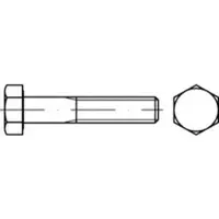 Industrial Quality Supplies Sechskantschraube ISO 4014 m.Schaft M 16 x 90 10.9 galvanisch verzinkt