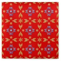 Sovie HORECA Serviette Scarlett in Rot-Blau aus Linclass Airlaid 40 x 40 cm, 50 Stück - Weihnachten Ornamente