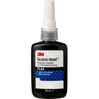 3M Scotch-Weld Anaerober Klebstoff zur Schraubensicherung TL43, Blau, 50 ml