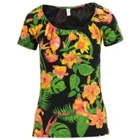 Blutsgeschwister T-Shirt Vintage Heart - tropical island 2XL