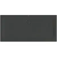 Bette rechteck Duschwanne „BetteUltra“ 1700 × 800 mm ohne Oberflächenbeschichtung, ohne Oberflächenveredelung, ohne Wannenträger, in Schwarz