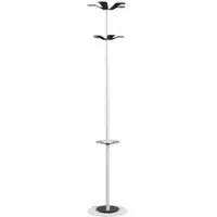 PaperFlow Garderobe »easyCloth Color Range White Edition« 10 Haken schwarz, 175x35 cm