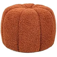 Möbel Kraft Pouf , rot , Maße (cm): B: 50 H: 38