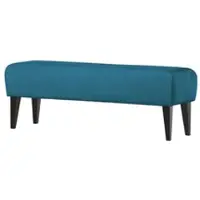 Sofa.de Polsterbank Hearty , türkis/petrol , Maße (cm): B: 145 H: 51 T: 46.0