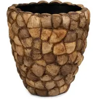 Fleur Ami Coconut braunes Pflanzgefäß Ø 45 cm, Höhe 50 cm